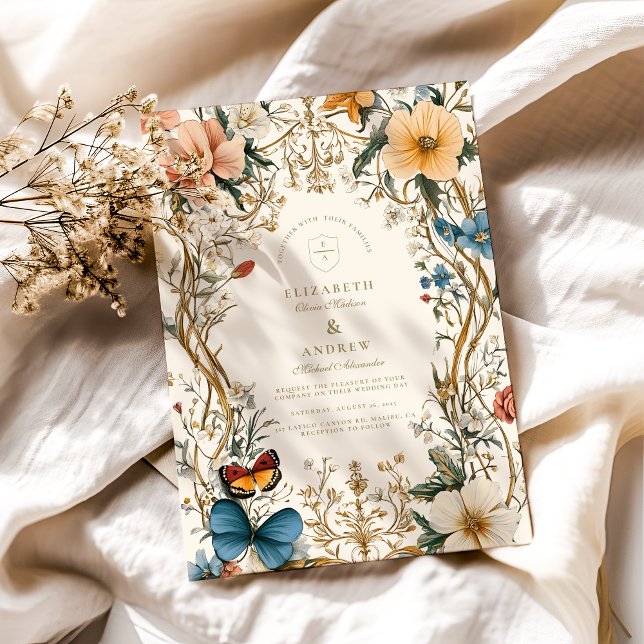 Invitación Forest Floral Fern Boda (Subido por el creador)