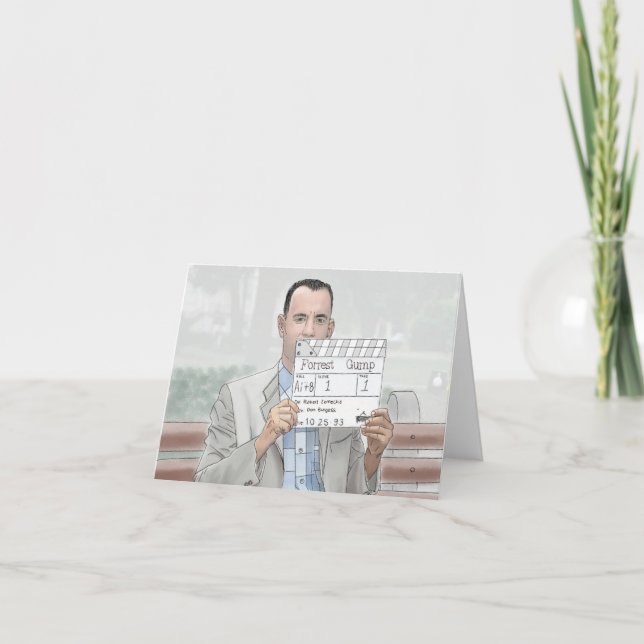 Invitación Forest Gump card (Anverso)