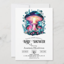 Forest Woodland Mushroom Baby Shower