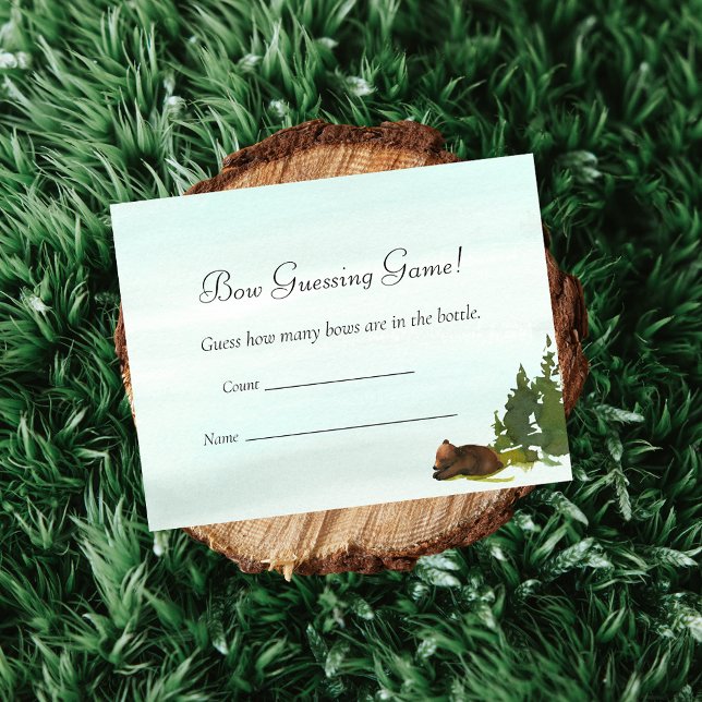 Invitación Forestal Adventure Guidance Count Bears (Subido por el creador)