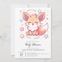 Forestal encantado Fox Baby Shower