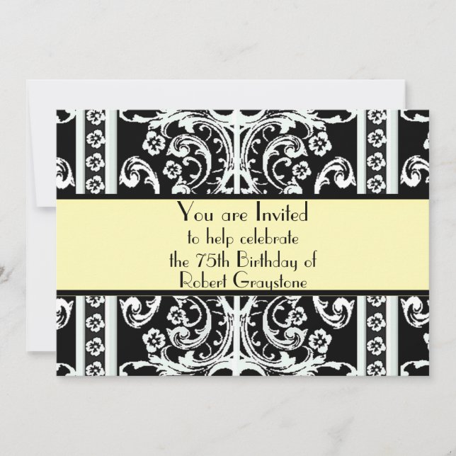 Invitación formal (Anverso)