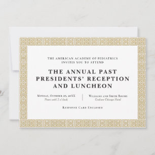 Invitación Formal a Evento Corporativo con Llave G