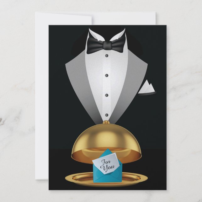 Invitación formal a un evento (Anverso)