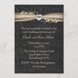 Invitación Formal de Aniversario Elegante