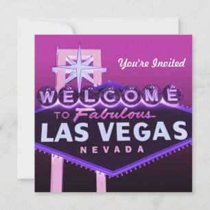 Invitación Formal de Boda en Las Vegas o Cualquier