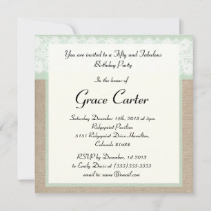 Invitación formal de cumpleaños a la Casa de la Mo