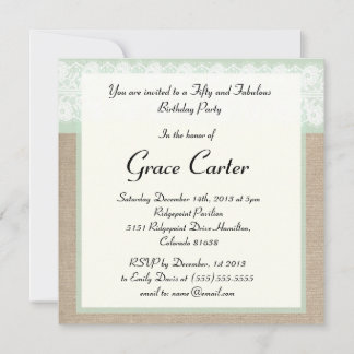 Invitación formal de cumpleaños a la Casa de la Mo
