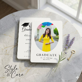 Invitación Formal de Fiesta de Graduación | Negrit