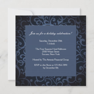 Invitación Formal de Fiesta de Medianoche