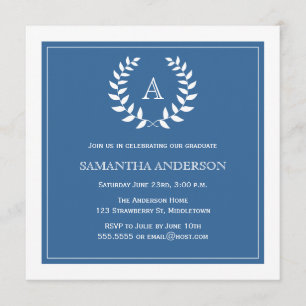 Invitación formal de graduación de la corona - Azu
