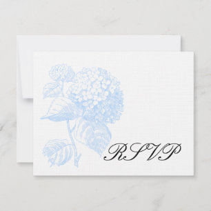 INVITACIÓN FORMAL de la BODA del Hydrangea