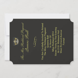 Invitación formal de la Corona de Oro