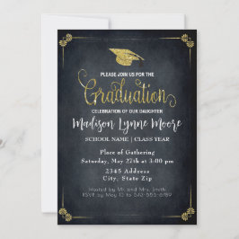 Invitación formal de la fiesta de graduación de ne