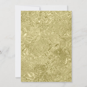 Invitación formal de papel de oro para Nochevieja