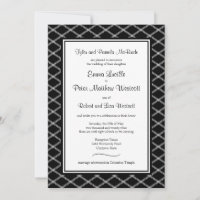 Invitación Formal de Recepción Únicamente con Arte