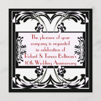 Invitación formal del art déco