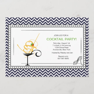 Invitación formal del cóctel