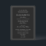 Invitación Formal Plum Classic Acrylic Wedding<br><div class="desc">Elegant formal plum wedding stationery featuring timeless script typography, a refined classic layout, and a rich romantic purple palette. This coordinated design is perfect for sophisticated weddings and can be customized with your names, date, venue, RSVP details, wedding website, and other event information. Ideal for couples looking for a luxurious,...</div>