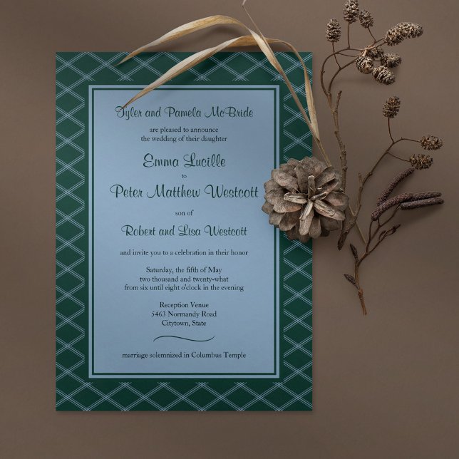 Invitación Formal Sólo para Recepción de Arte Deco (Subido por el creador)