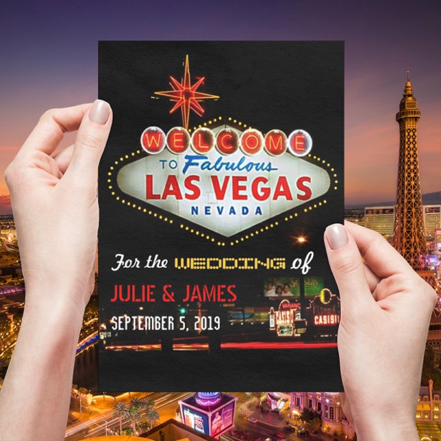 Invitación Formal Única de Boda en Las Vegas (Subido por el creador)