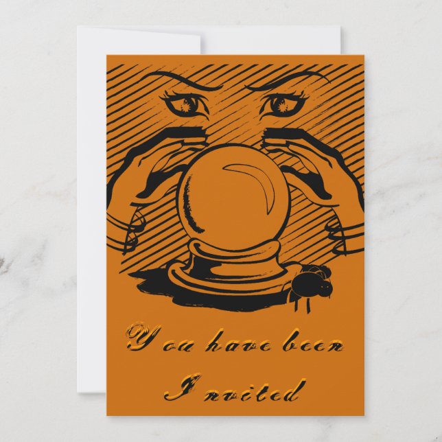 Invitación Fortuna de Halloween (Anverso)