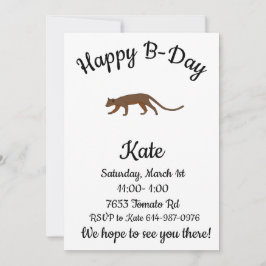 Invitación Fossa Happy B Day