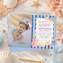 Foto adorable concha rosa Shellebrate bajo el mar