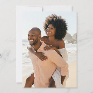 Invitación Foto Alegre de Playa con Colores Pastel