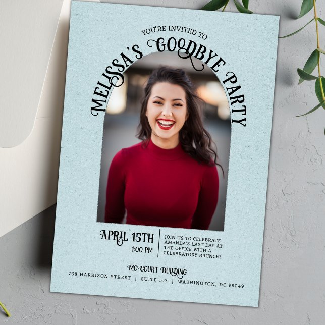 Invitación Foto Arch Adiós, Fiesta de Adiós (Subido por el creador)