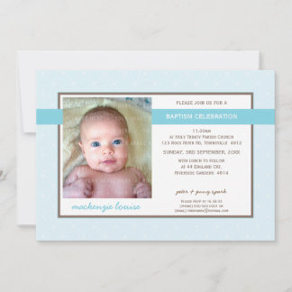 Invitación FOTO BAPTISM INVITE :: gloria 4L