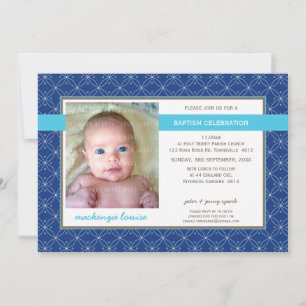 Invitación FOTO BAPTISM INVITE : gloria 8L
