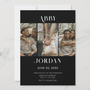 Invitación Foto boda moderna