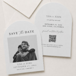 Invitación Foto Boda Save the Date Curva  