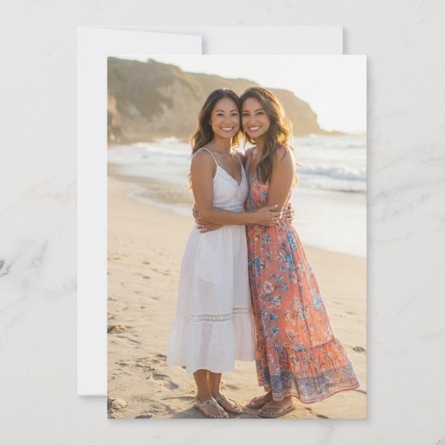 Invitación Foto Botánica de Coral Alegre (Anverso)