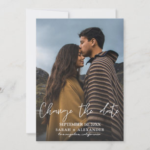Invitación Foto - Cambio Vertical de Fecha con Ombre 2