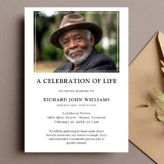 Invitación Foto Celebración del Monumento a la Vida
