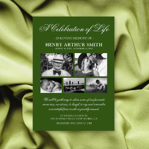 Invitación Foto Celebración Verde de la Vida