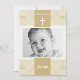 Invitación FOTO CHRISTENING INVITA : bonito 3P