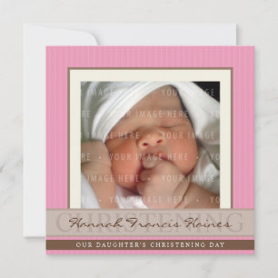 Invitación FOTO CHRISTENING INVITA :: elegancia 7SQ