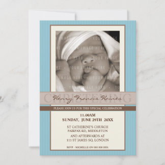 Invitación FOTO CHRISTENING INVITA :: elegancia 8P