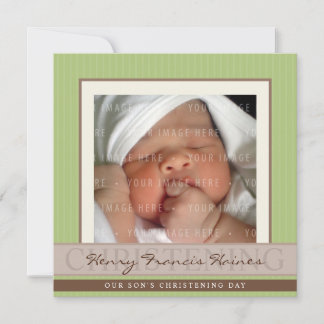 Invitación FOTO CHRISTENING INVITA :: elegancia 9SQ