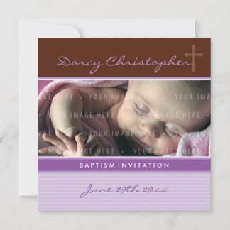 Invitación FOTO CHRISTENING INVITA :: fe 6SQ