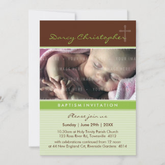 Invitación FOTO CHRISTENING INVITA : fe 7P
