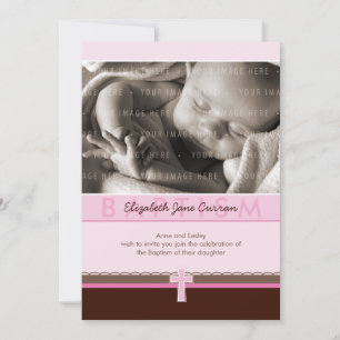 Invitación FOTO CHRISTENING INVITA : puro 2 P