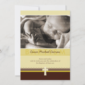 Invitación FOTO CHRISTENING INVITA : puro 4 P