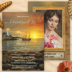 Invitación Foto conmemorativa del faro en memoria de la vida