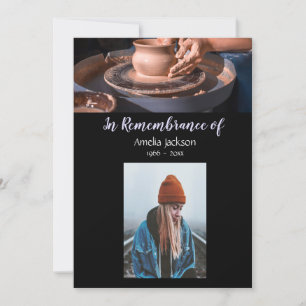 Invitación Foto conmemorativa invita a la alfarería