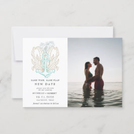 Invitación Foto costera de costa de mar Cambiar la fecha Invi