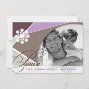 Invitación Foto cruzada moderna de la celebración de días